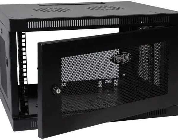 Tripp Lite 6U Wall Mount Rack Enclosure Server Cabinet, 20.5 in. Deep, Switch-Depth (SRW6UDP) - Pappy Mall