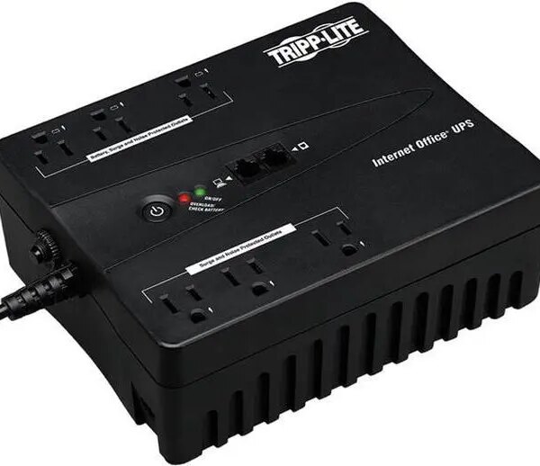 Tripp Lite INTERNET350U Series 350VA 210W Standby UPS - 6 NEMA 5-15R Outlets, 120V, 50/60 Hz, USB, 5-15P Plug, Desktop/Wall Mount - Ultra-compact - Pappy Mall