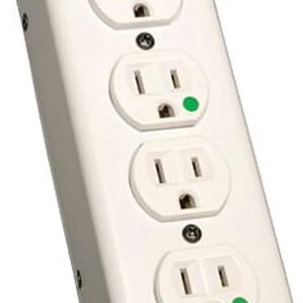 Tripp Lite Medical-Grade Power Strip with 4 15A Hospital-Grade Outlets, 2 ft. Cord, For Patient-Care Vicinity – UL 1363A (PS-402-HG-OEM) - Pappy Mall