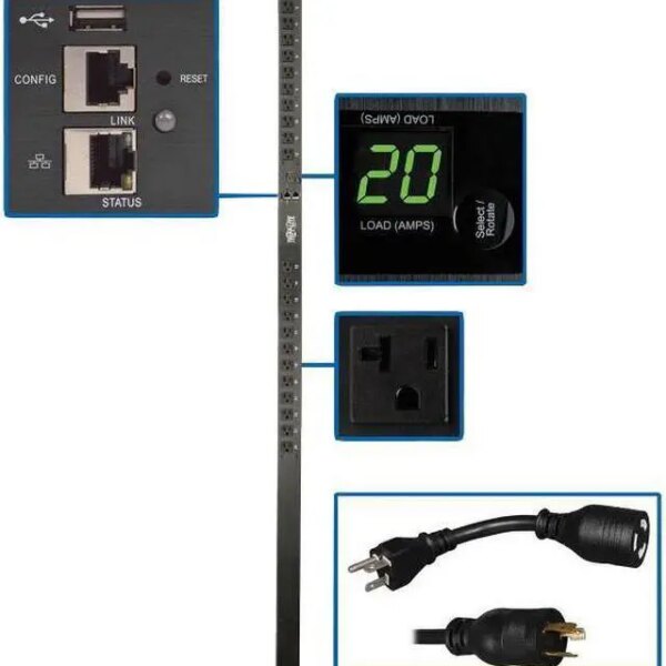 Tripp Lite PDUMNV20LX 1.9kW Single-Phase Monitored PDU - Pappy Mall