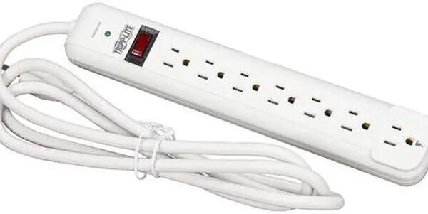 TRIPP LITE STRIKER 6 Feet 7 Outlets 1080 Joules Protect It! Surge Suppressor - Pappy Mall