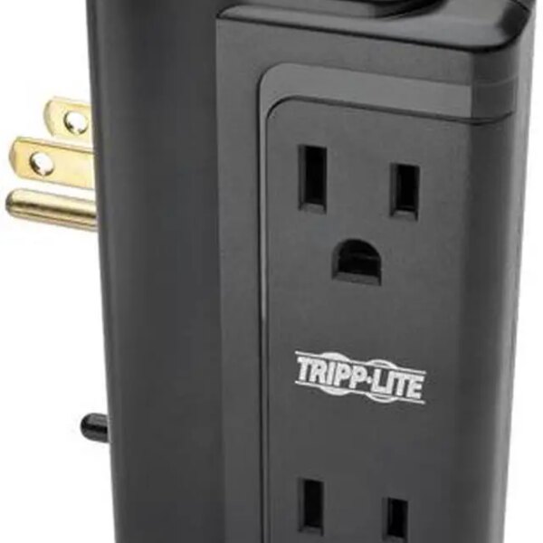 TRIPP LITE TLP4BK Wall Mount 4 Outlets 720 Joules Protect It! Surge Suppressor - Pappy Mall