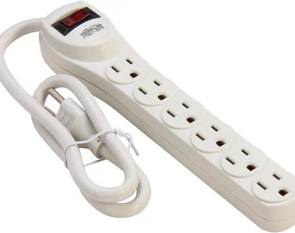 TRIPP LITE TLP602 2 Feet 6 Outlets 180 Joules Protect It! Surge Suppressor - Pappy Mall