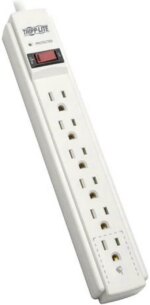 TRIPP LITE TLP606 6 Feet 6 Outlets 790 Joules Protect It! Surge Suppressor - Pappy Mall
