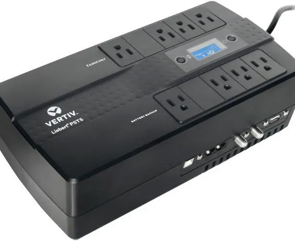 Vertiv Liebert PST5-850MT120 PST5 UPS - 850VA/500W 120V| Battery Backup & Surge Protection - 8 Outlets | Energy Star Certified - Pappy Mall