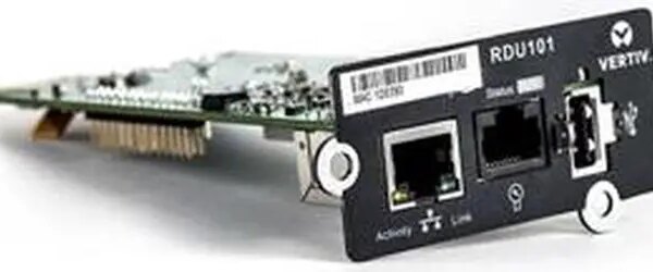 Vertiv Liebert RDU101 IntelliSlot - Network Card | Remote Monitoring - Data Center Monitoring| Adapter| 10Mb LAN/100Mb LAN| SNMP| USB Port - Pappy Mall