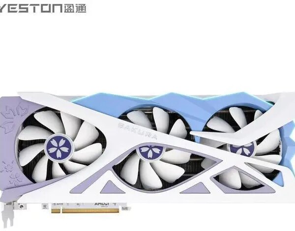 Yeston Sakura Radeon RX 9070 XT 16G GDDR6 256bit 4nm Desktop computer PC Video Graphics Cards support PCI-Express 5.0 3*DP+1*HDMI-compatible ARGB - Pappy Mall